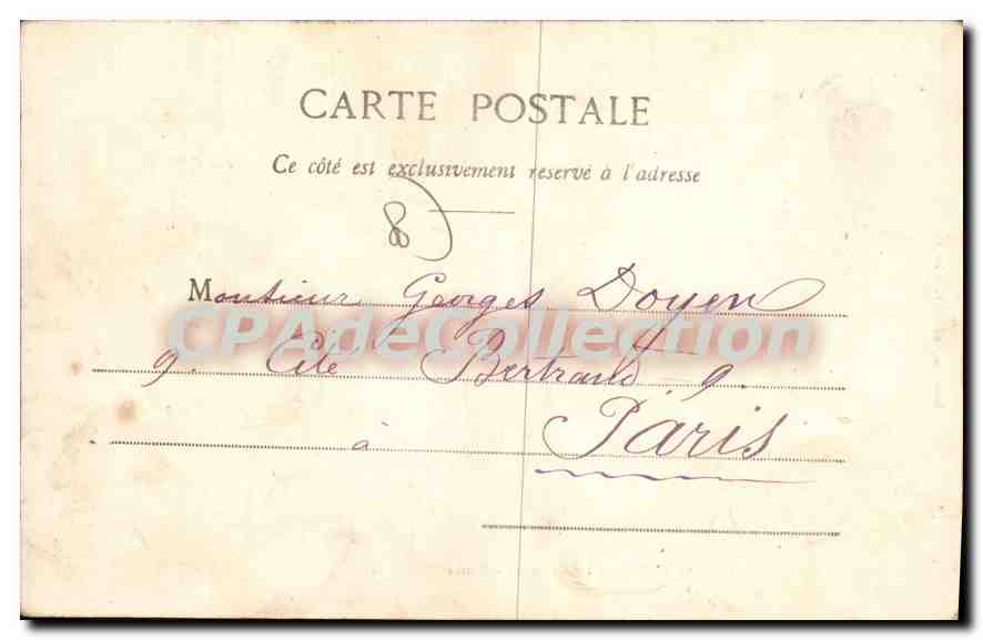 CPA Roye Tilloloy Entree Des Ecuries — Back