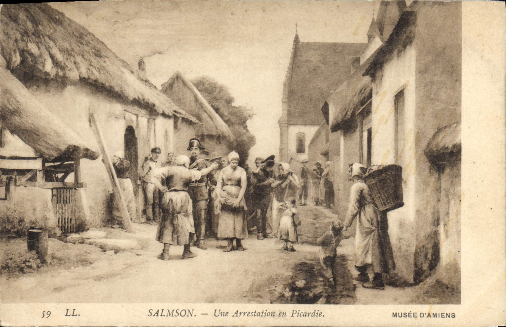 CPA Salmson Une Arrestation En Picardie