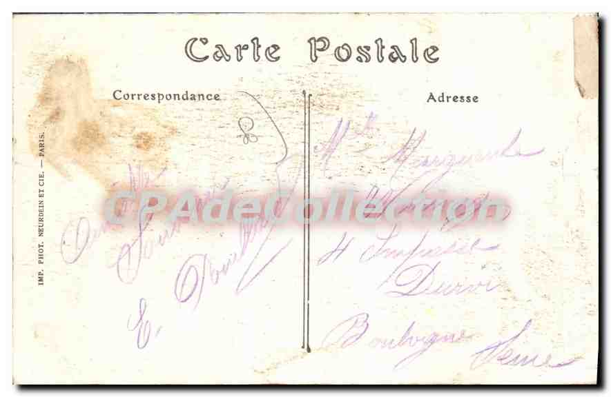 CPA Saint Riquier La Tour Margot — Back