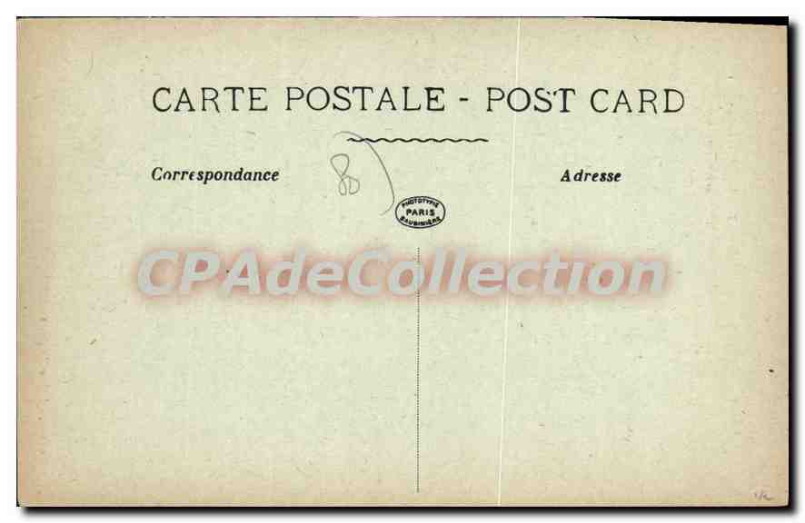 CPA Avant Tilloloy L'Eglise bombardee avant après — Rückseite