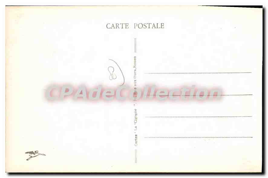 St Quentin-Lamotte-Croix-sur-Bailly — Portail de l'église (XVe siècle) — Collection Robert Gibert, Bazan Croiffen, n°4 — Back
