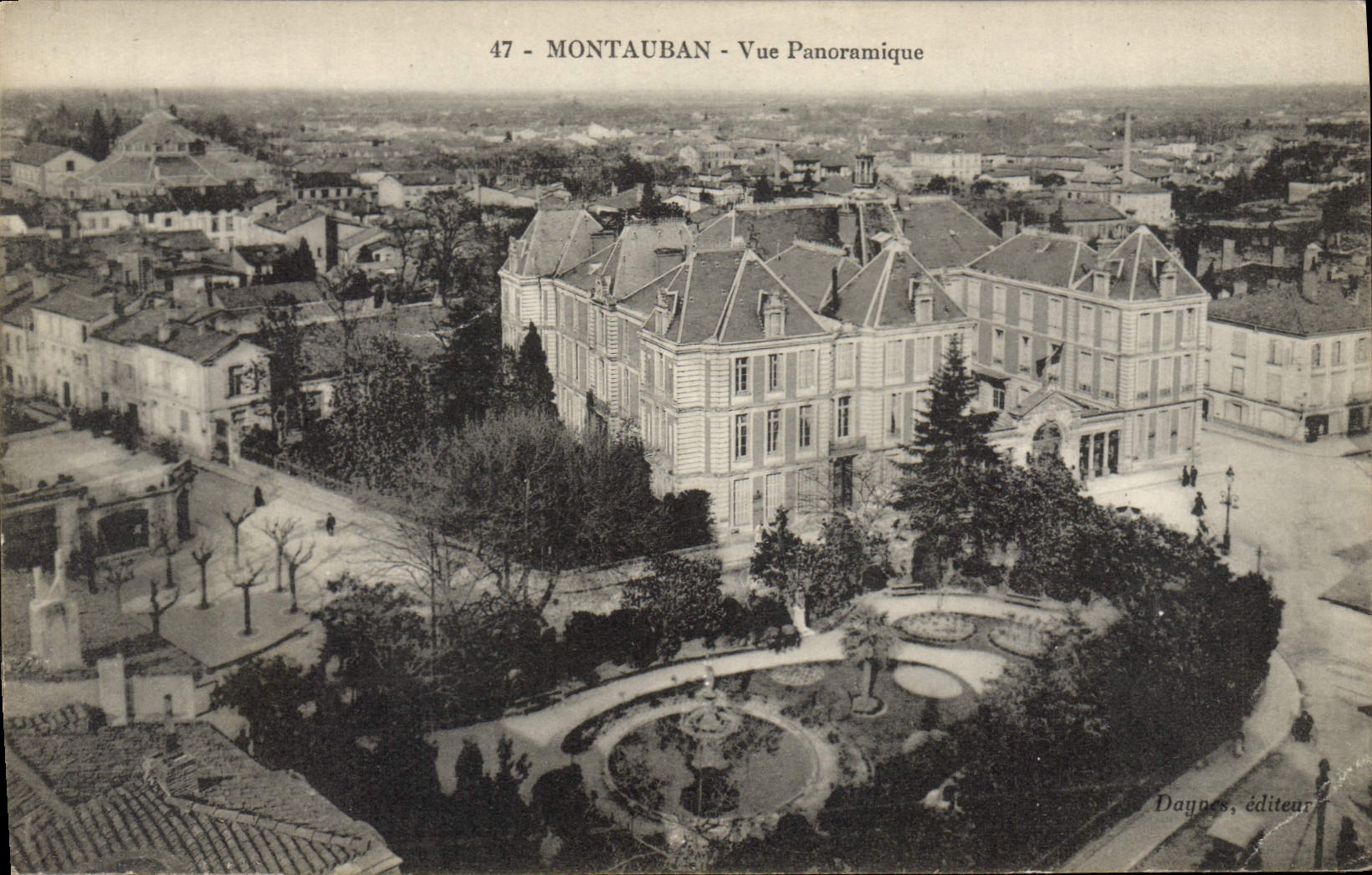 Montauban - Vue Panoramique — éditeur Daynès, n° 47