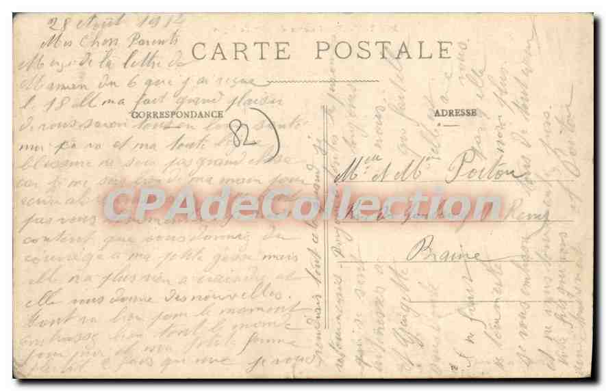 Montauban - Caserne du 11ème de Ligne — éditeur Darar F. Montaut et F. Castel — Reverso