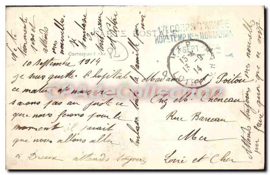 Montauban — Vue panoramique — Éditeur inconnu, n°7 — Reverso
