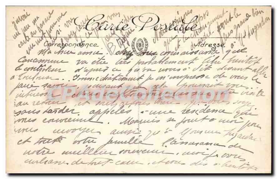 Montauban — Pont des Consuls — Édition Magasins Réunis — Verso