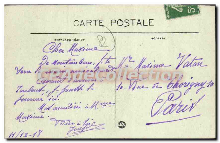 Montauban (T.-rt.-G.) — La Cathédrale — Éditeur non visible, n° de série non visible — Reverso