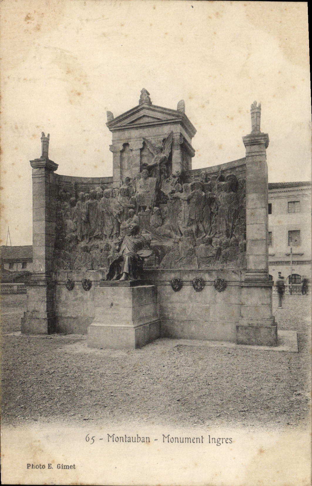 Montauban - Monument Ingres — Photo E. Gimet, n°65