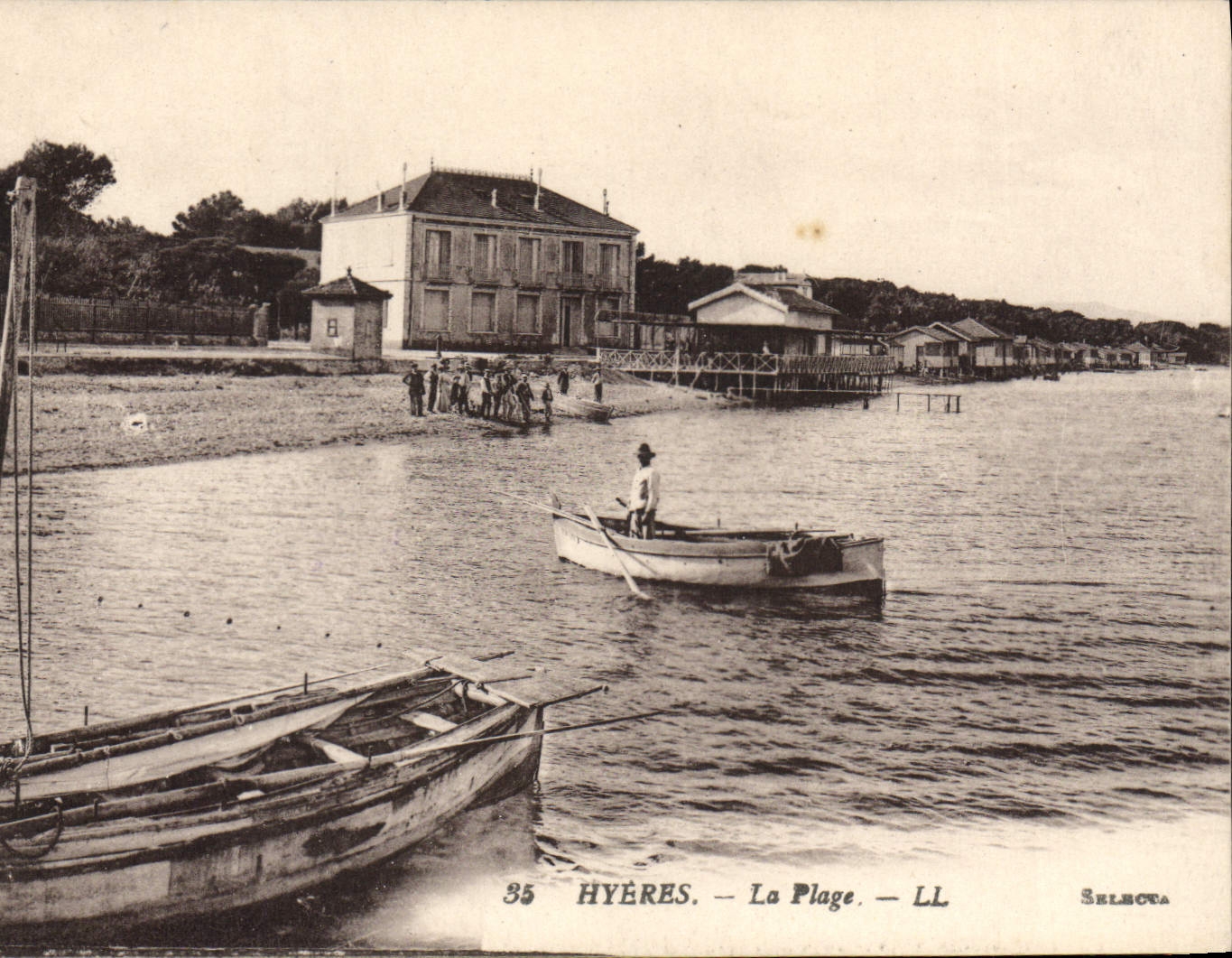 Hyères — La Plage — LL — Selecta - Anverso