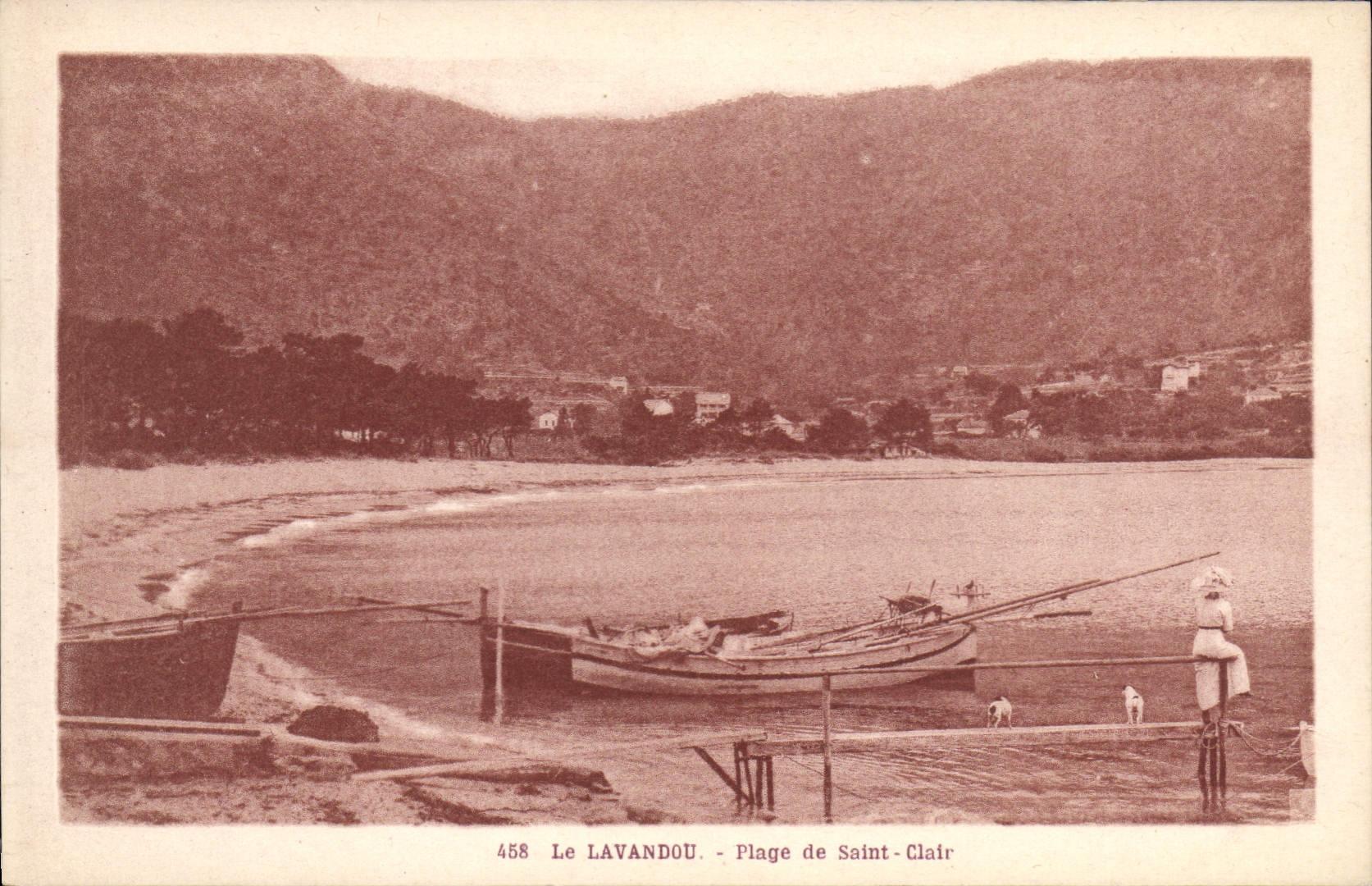Le Lavandou - Plage de Saint-Clair — éditeur non identifié, n° de série 458