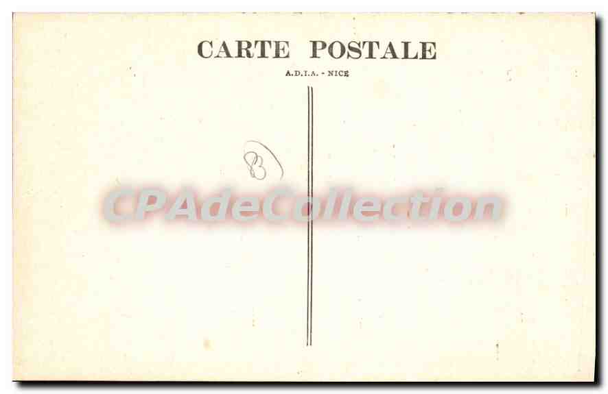 Côte des Maures — Rayol. L'Avenue du Touring et l'Avenue des Suisses. — Verso