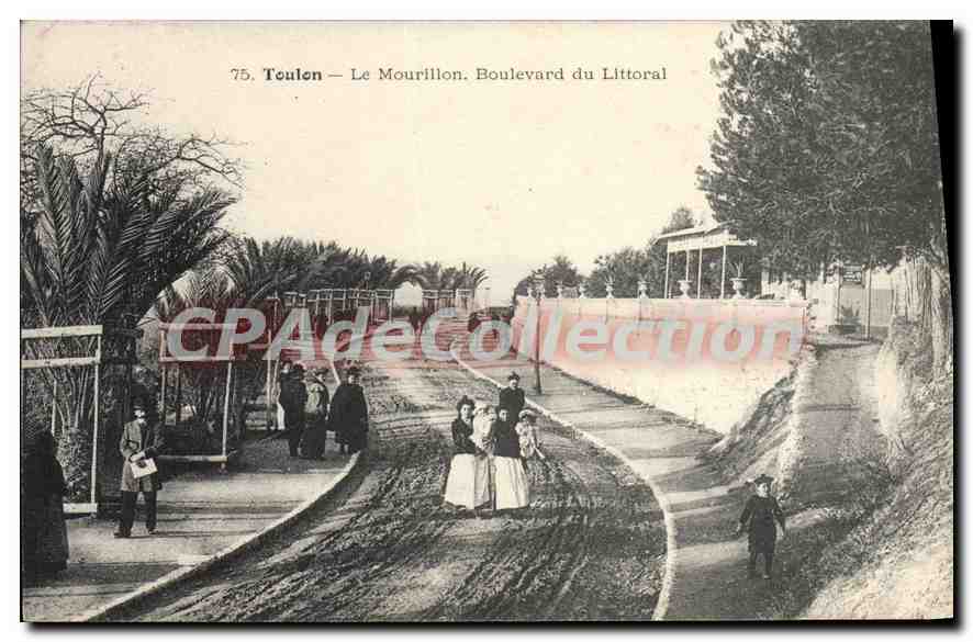 Toulon — Le Mourillon. Boulevard du Littoral — CPAdeCollection, n°75