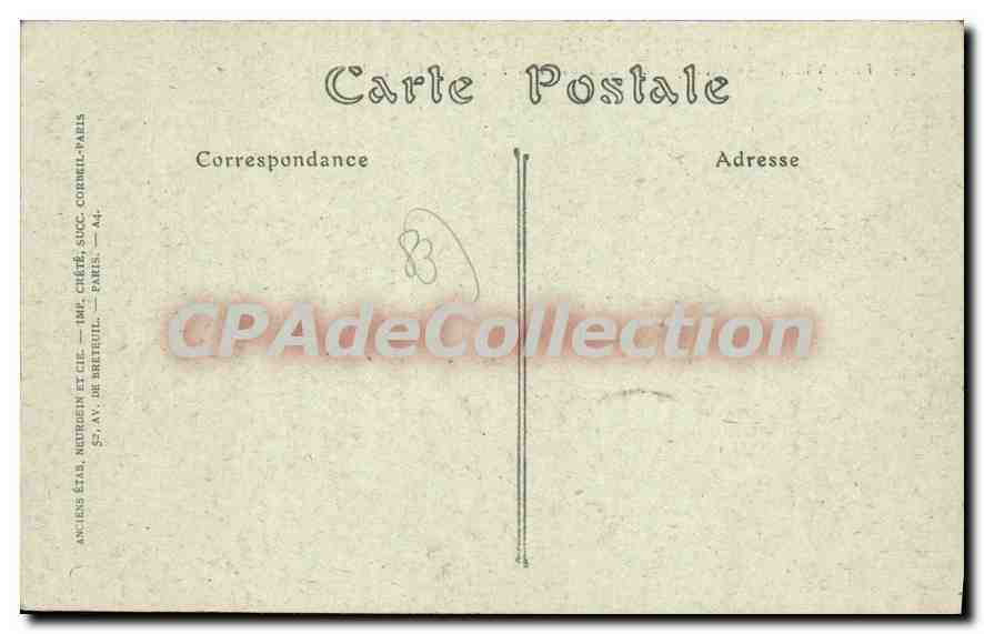 Corniche de l'Esterel — Le Trayas — Calanque du Maupas et la Pointe de l'Esquillon — Éditeur : Anciens Étab. Neutgen et Cie, 57, av. de Breteuil, Paris — Verso