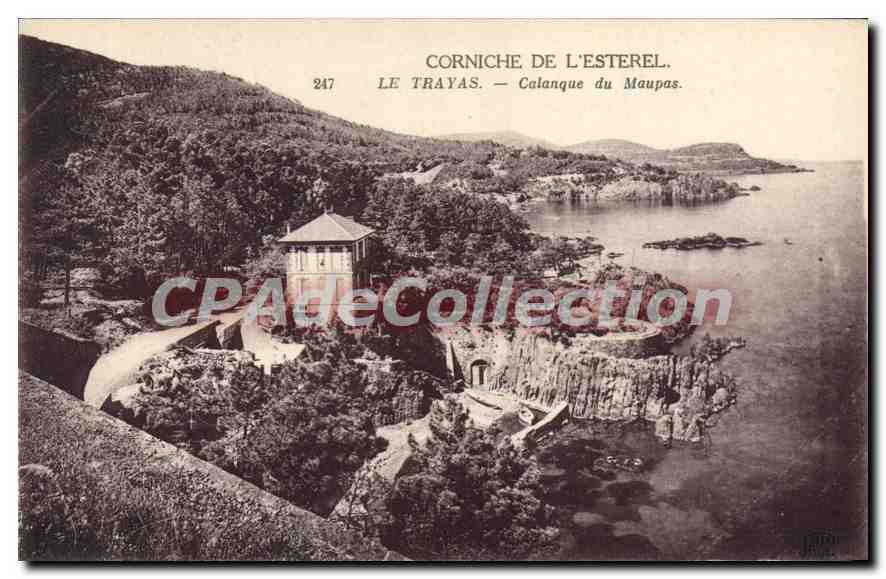 CPA Cornichel De L'Esterel Le Trayas Calanque Du Maupas