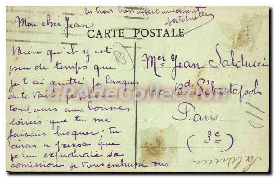 Côte d'Azur — Environs de TOULON — Sablettes les Bains et le Casino — Reverso
