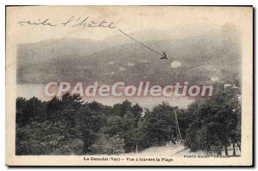 Le Canadel (Var) — Ausblick vom Strand — Photo Malet - La Croix