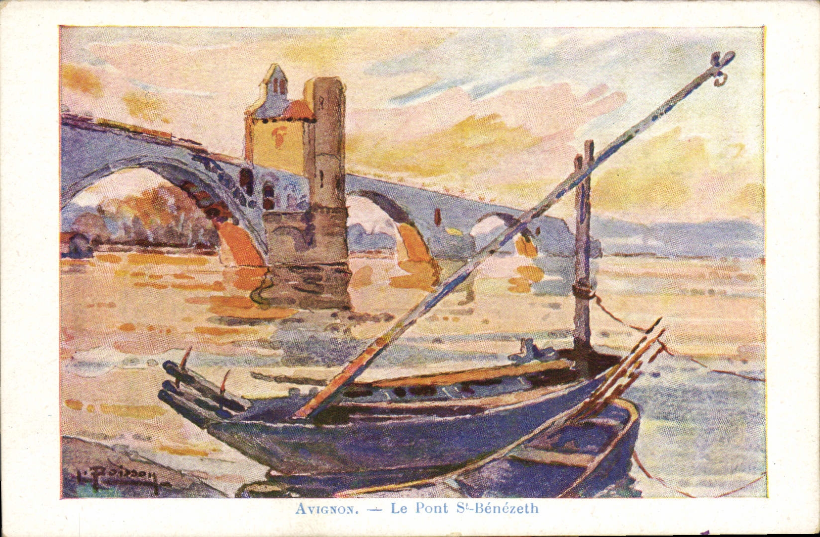 Avignon — Le Pont Saint-Bénézet — Imp. Alpin