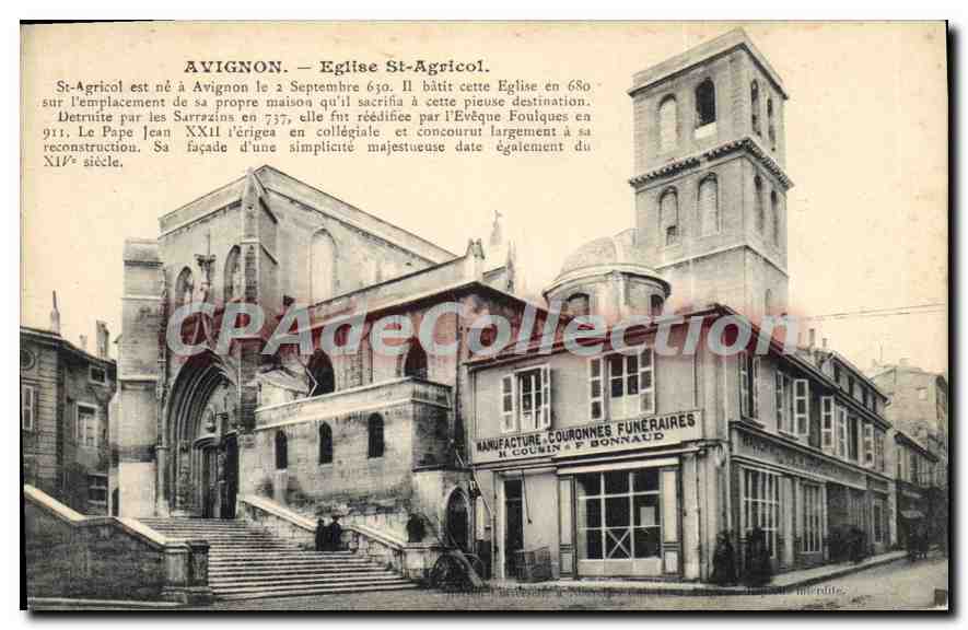 Avignon — Église Saint-Agricol — Éditeur non identifié