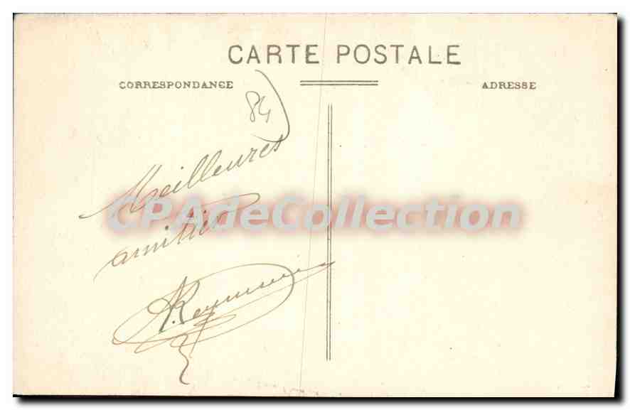 CPA Carpentras Monument Commemoratif De la Victoire — Rückseite