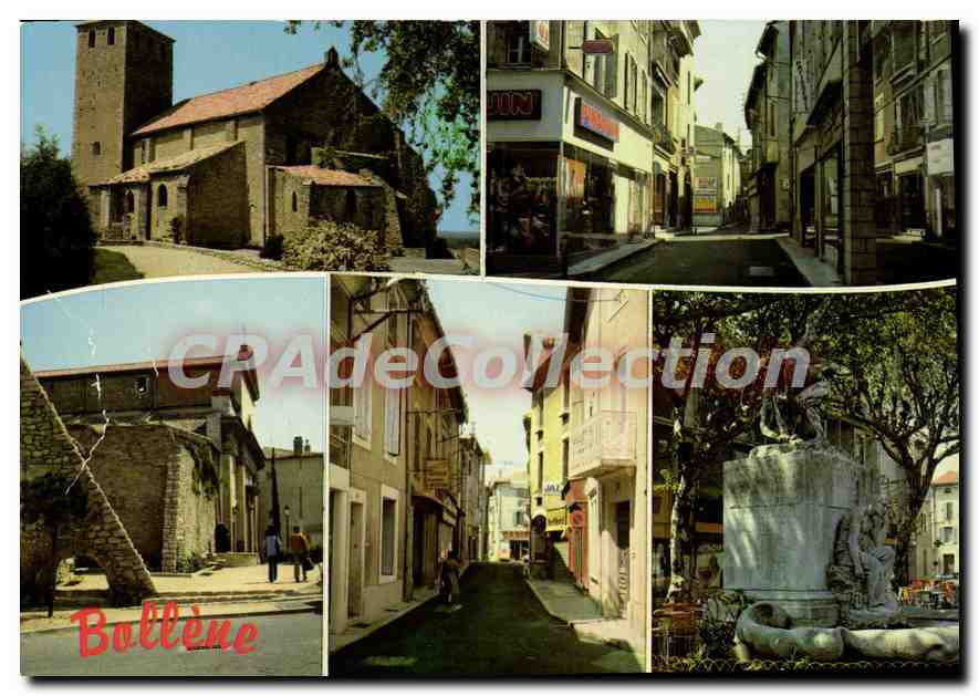 Bollène — vue de la ville — Édition J. GELLARD