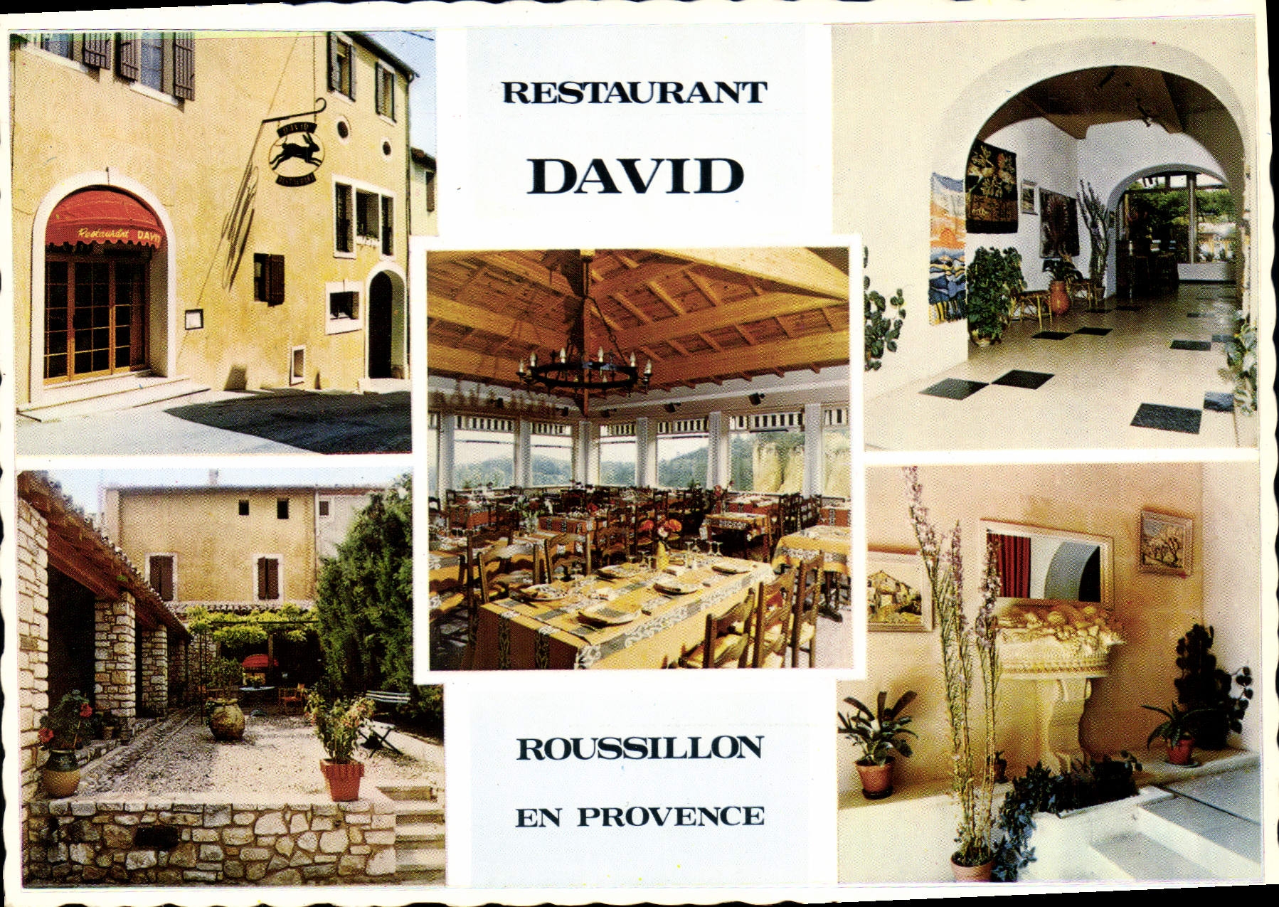 CPSM Roussillon Restaurant David Gastronomique Truffes Vue Panoramique