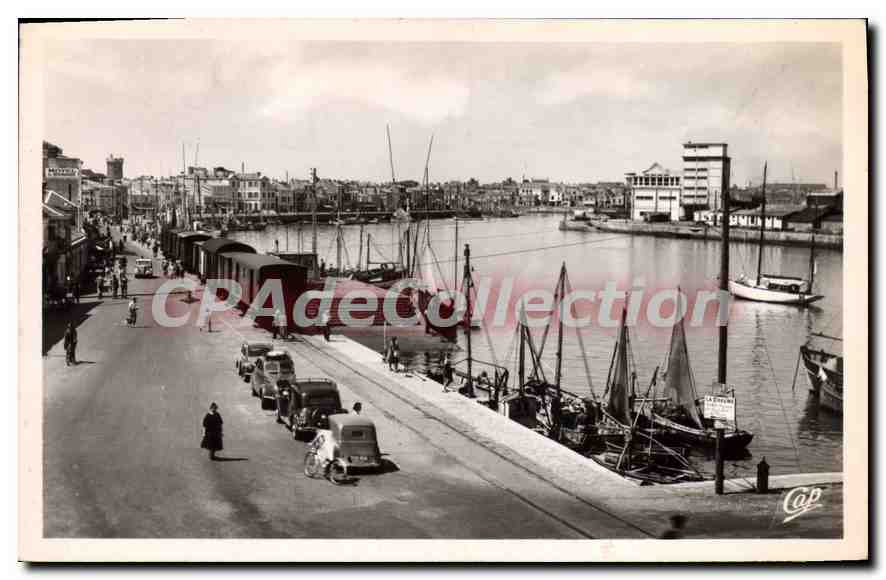 Le Port et le Quai de la Poissonnerie — Les Sables-d'Olonne — éditeur C.A.P. n° 97