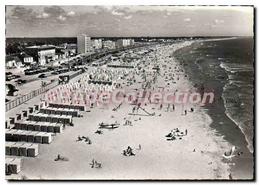 Plage de Saint-Jean-de-Monts — vue aérienne — Édition LAPIE