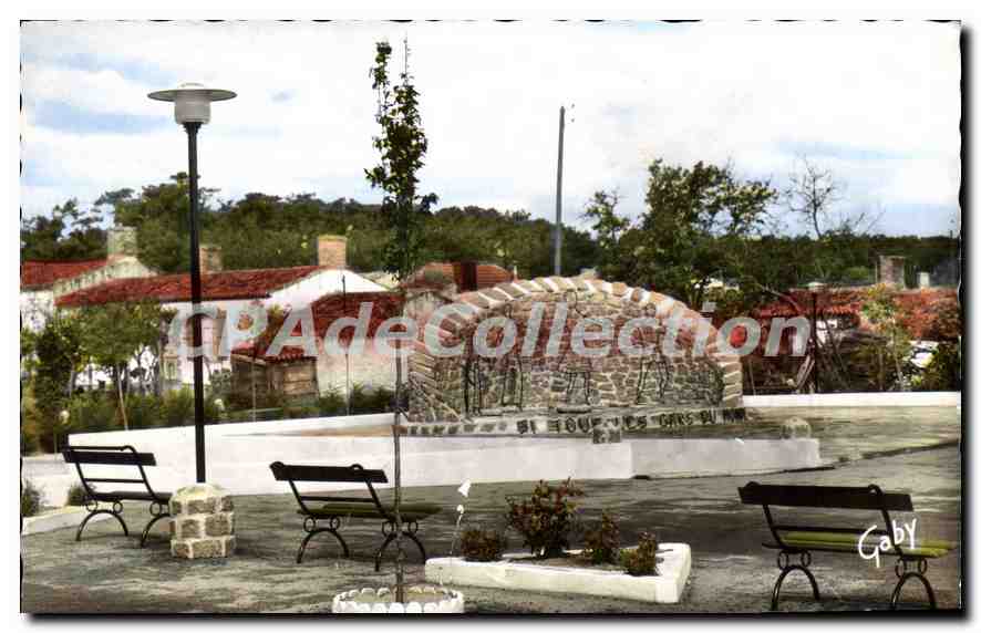 Les Conches près Longeville (Vendée) — Monument « Si tous les Gars du Monde » — Éditions Gaby