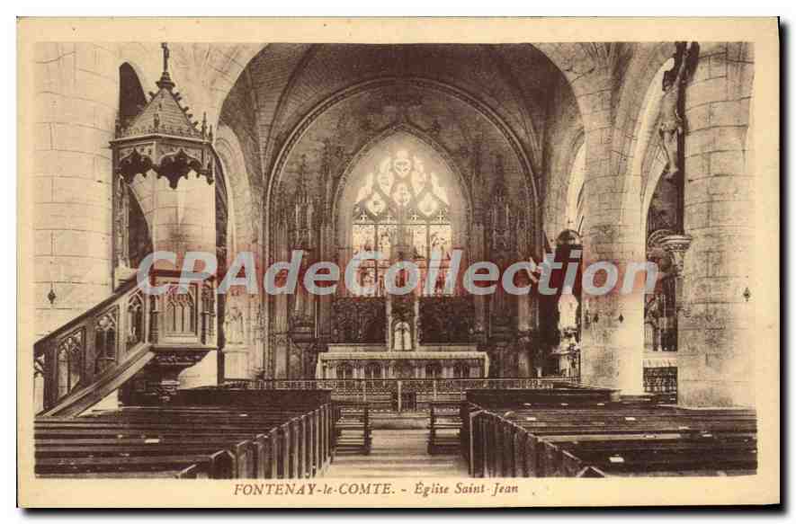 Fontenay-le-Comte — Kirche Saint-John — R. Berceau, La Rochelle