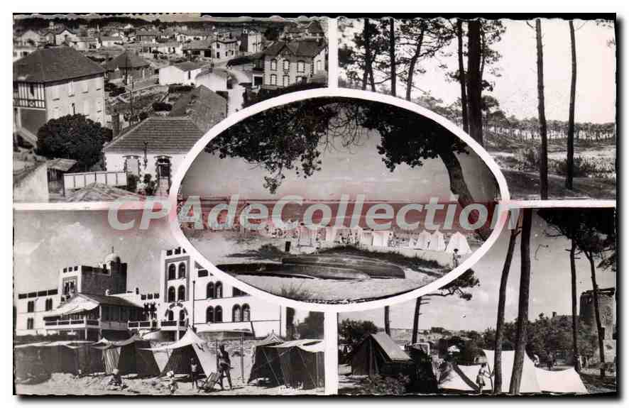 CPA La Tranche Sur Mer Vue Generale L'air De La Mer Sapins hotel camping