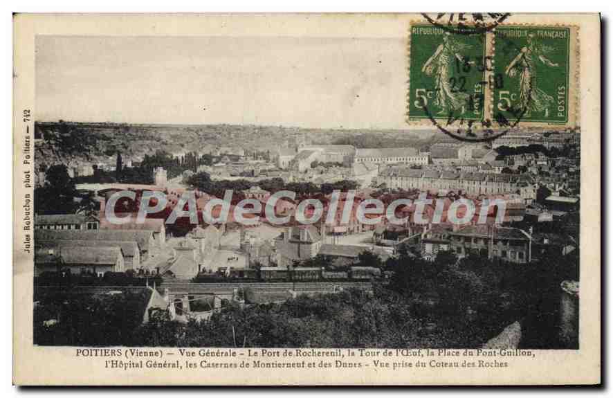 Poitiers (Vienne) — Vue Générale — Jules Robuchon phot. Poitiers — n° 712