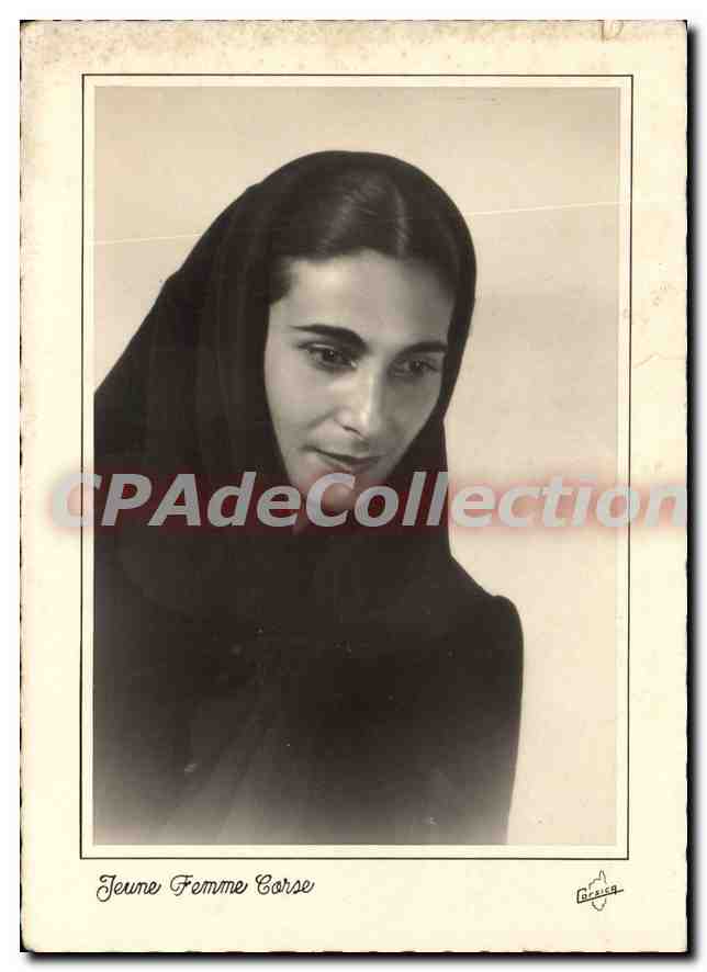 CPSM La Corse Ile De Beaute Jeune Femme Corse