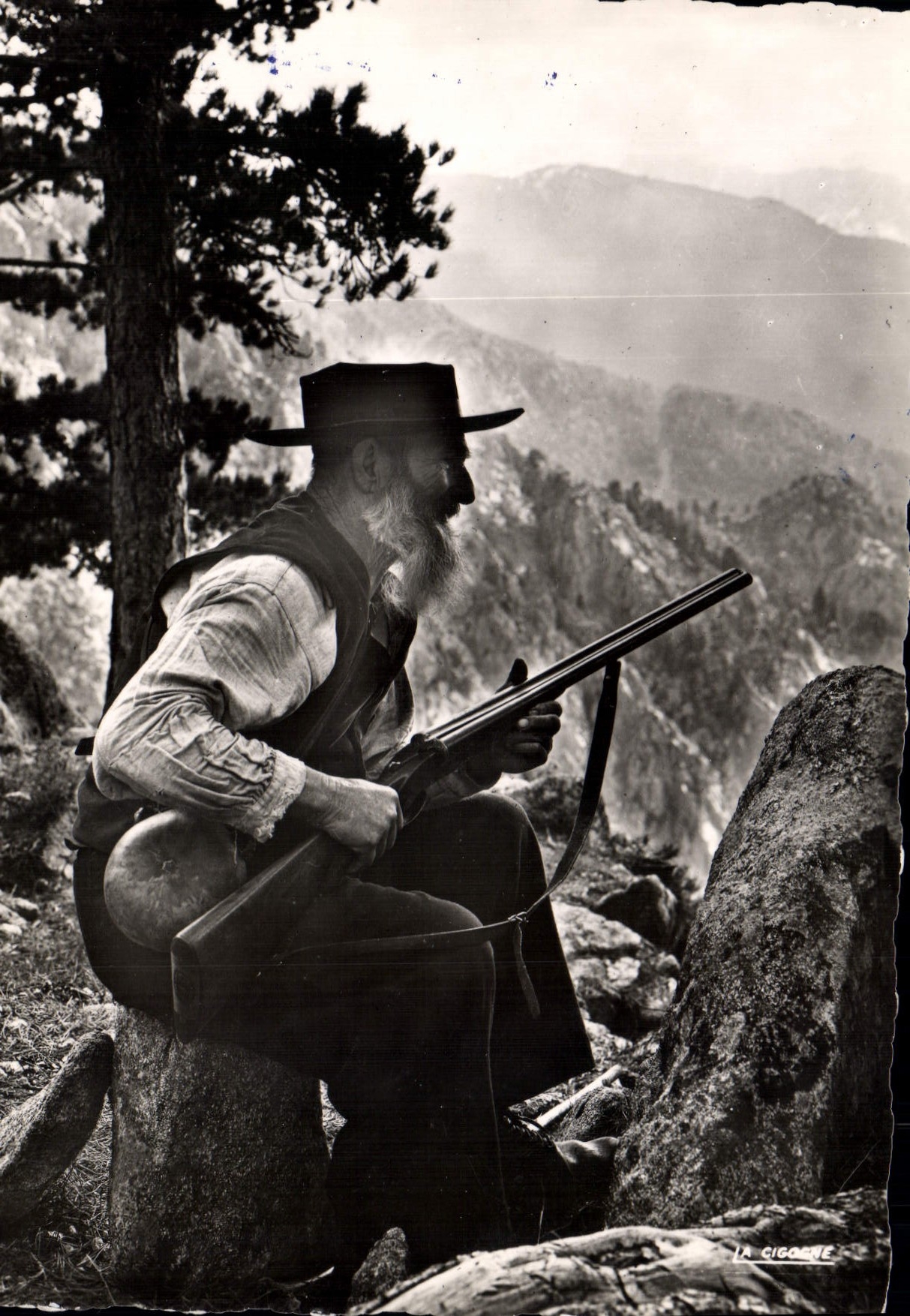 CPSM Chasseur Corse Aux Aguets