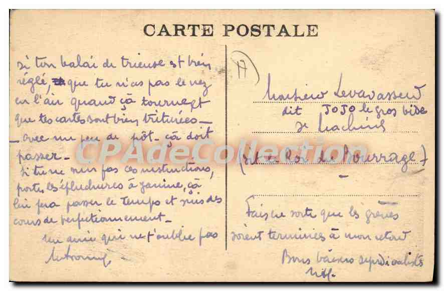 Chatellallon — Stade Hélios et la Plage — Ets. Rivière Bureau, Pons (Ch.-I.) - Ed. Laran — Verso