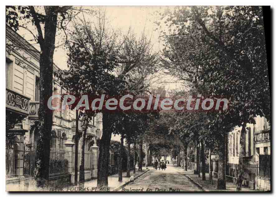 Fouras-Plage — Boulevard des Deux-Ports — Édition R. Bergerin, La Rochelle