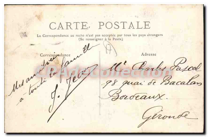 Fouras - La Plage et le Sémaphore - L. C. — Back
