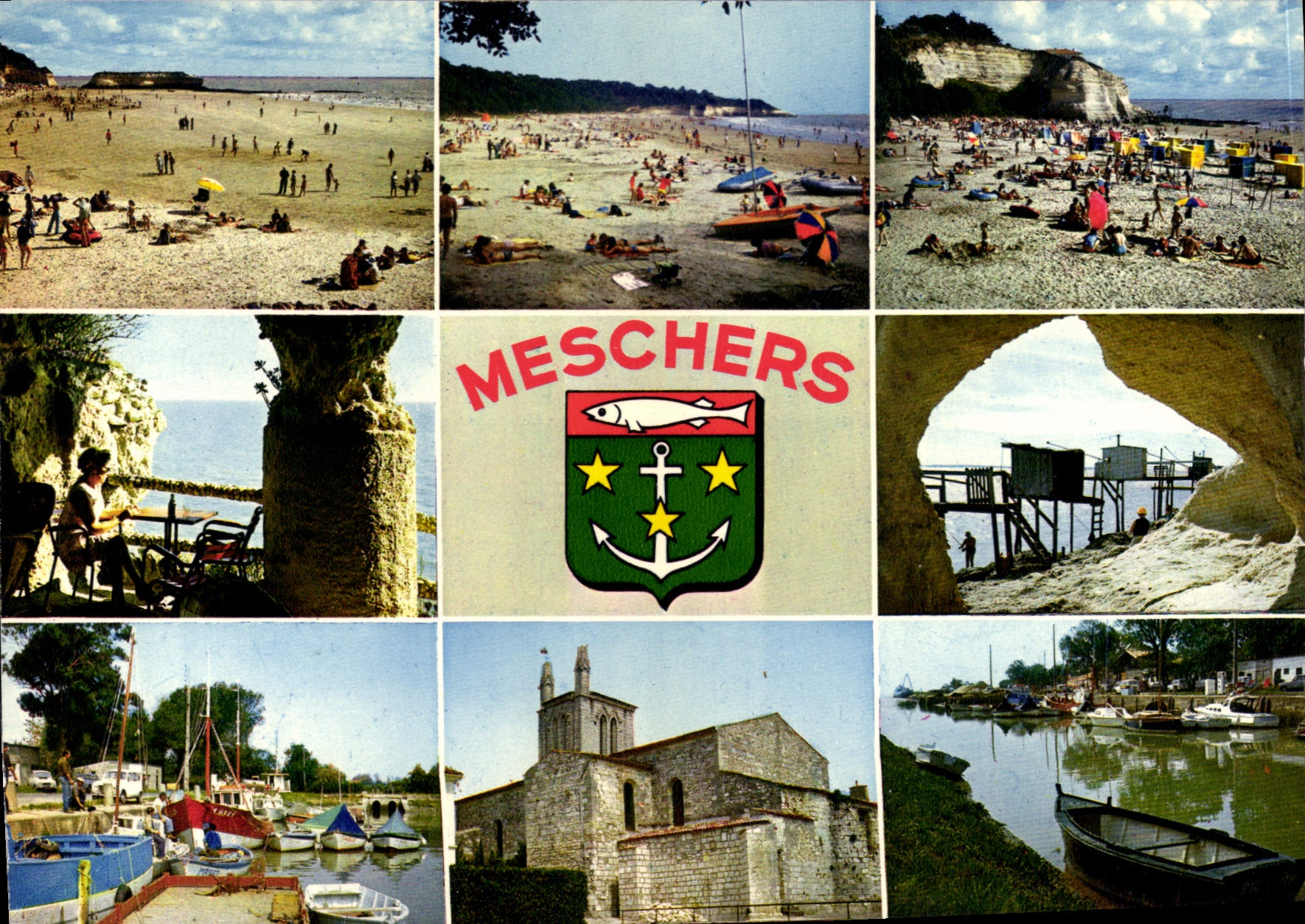 Meschers-sur-Gironde — divers aspects — S.A.D. Imprimeurs, Bordeaux - Anverso