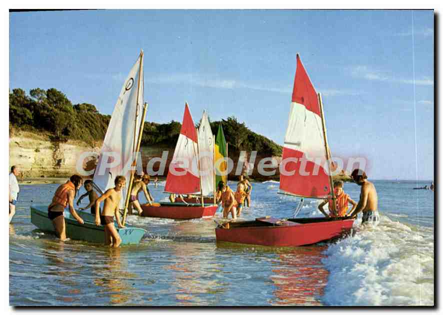 Jeunes en voile sur la plage — Meschers-sur-Gironde — Centre Départemental de la Haute Vienne