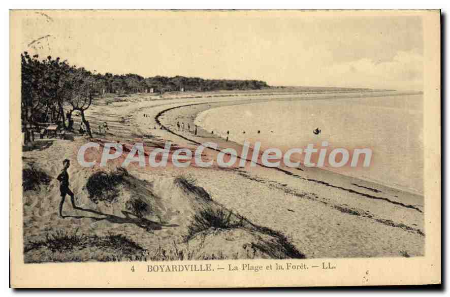 Boyardville — La Plage et la Forêt — LL. n°4