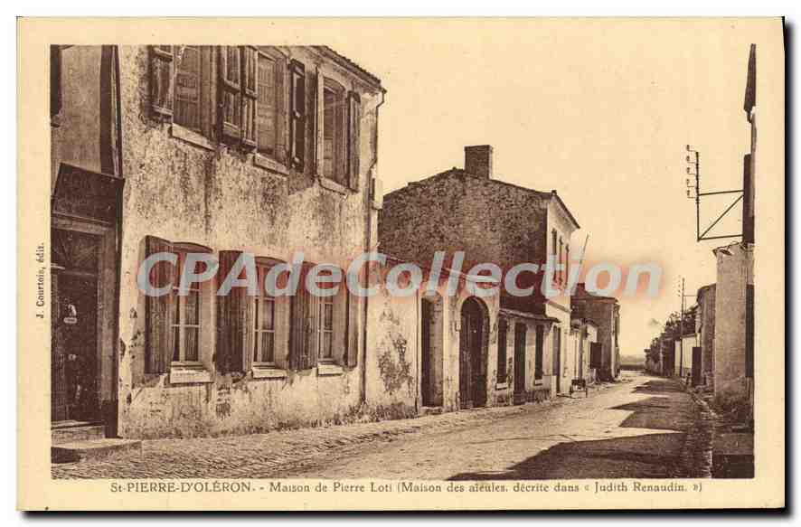CPA St Piere D'Oleron Maison De Pierre Loti Judith Renaudin