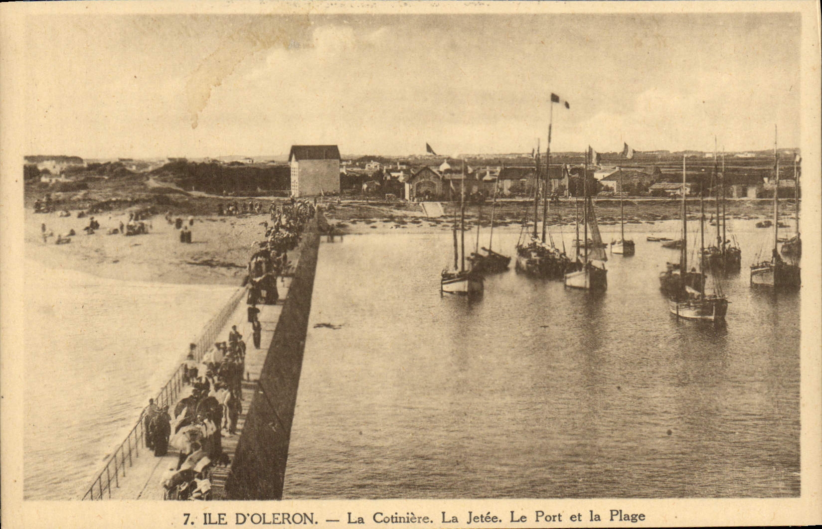 Île d'Oléron — La Cotinière, La Jetée, Le Port et la Plage — Édition La Cotinière
