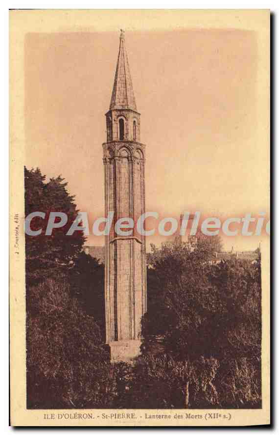 CPA Ile D'Oleron St Pierre Lanterne Des Morts