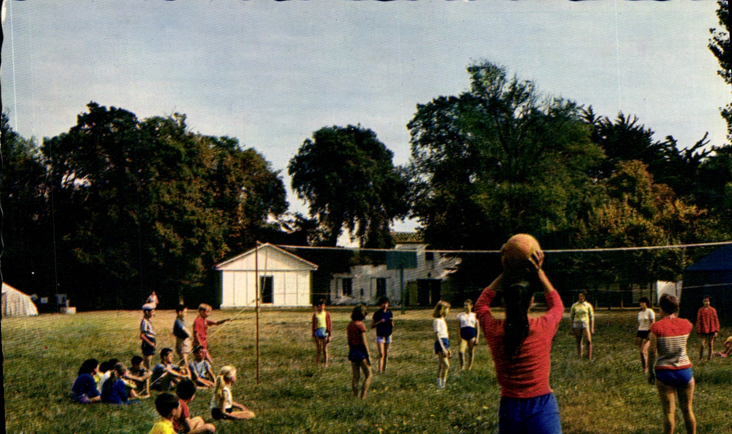 CPSM Ile D'Oleron Terrain De Jeux colonie de vacances de la Boulinière