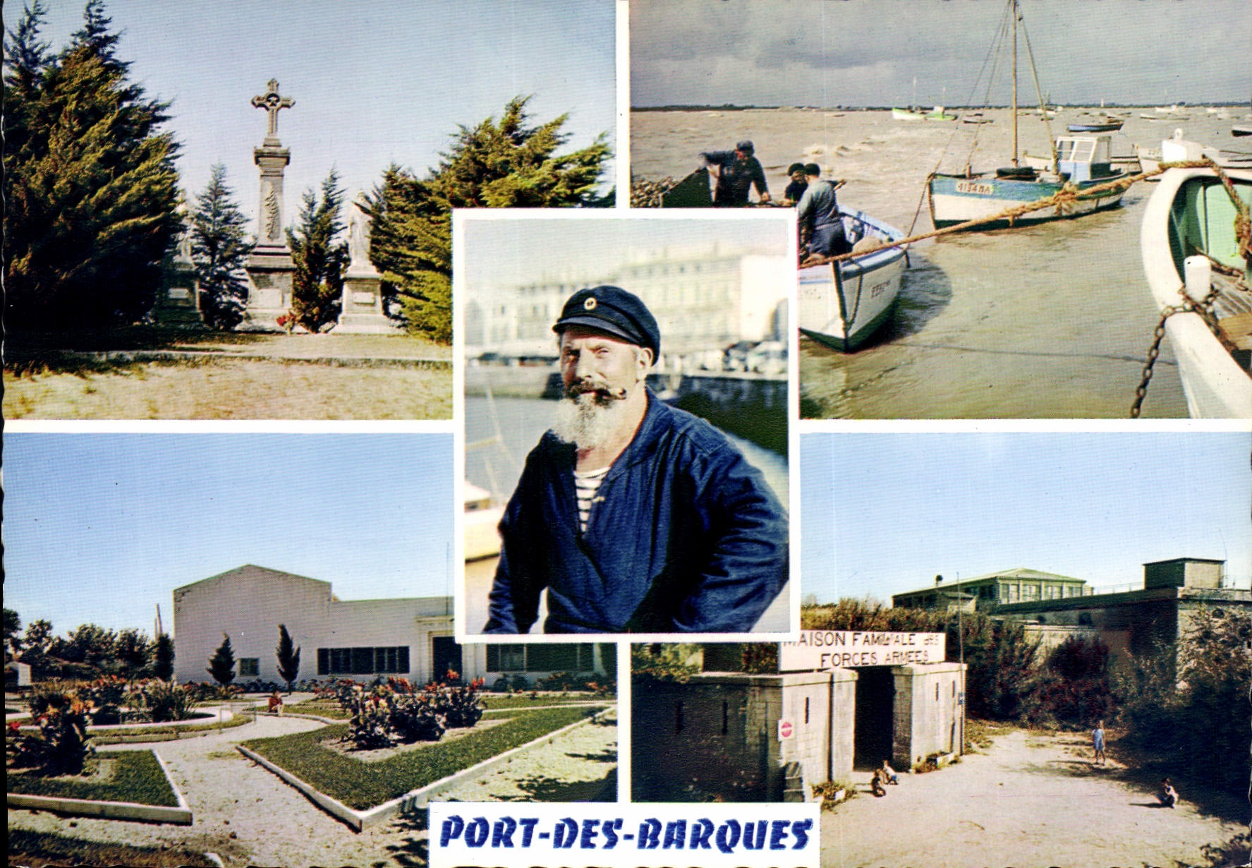 Port-des-Barques — Collage de scènes locales — Éditions Théolac, Limoges