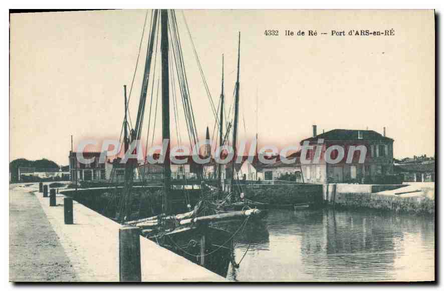 CPA Ile De Re Port D'Ars En Re
