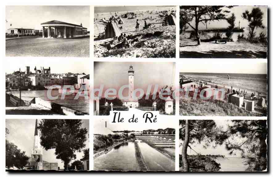 Ile de Ré — vue panoramique — Réal-Photo, n° 1538