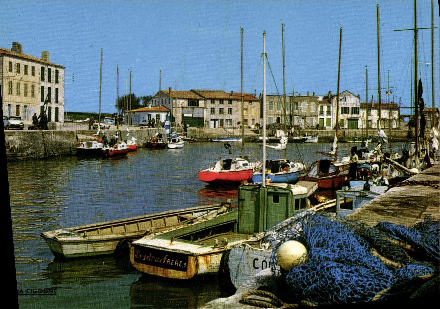 CPSM Ile De Re Dans Le Port De Saint Martin