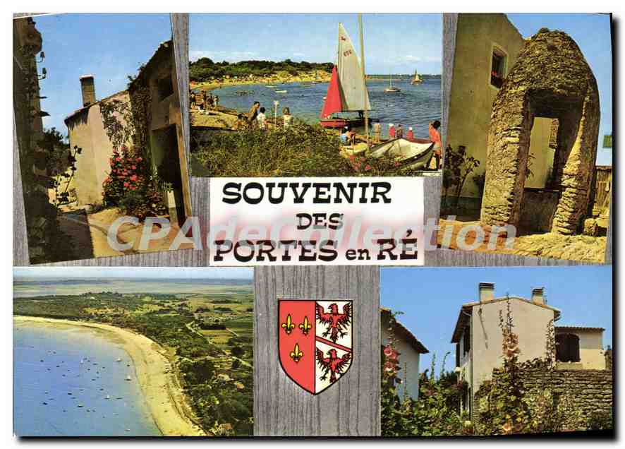CPSM Ile De Re Souvenir Des Portes En Re