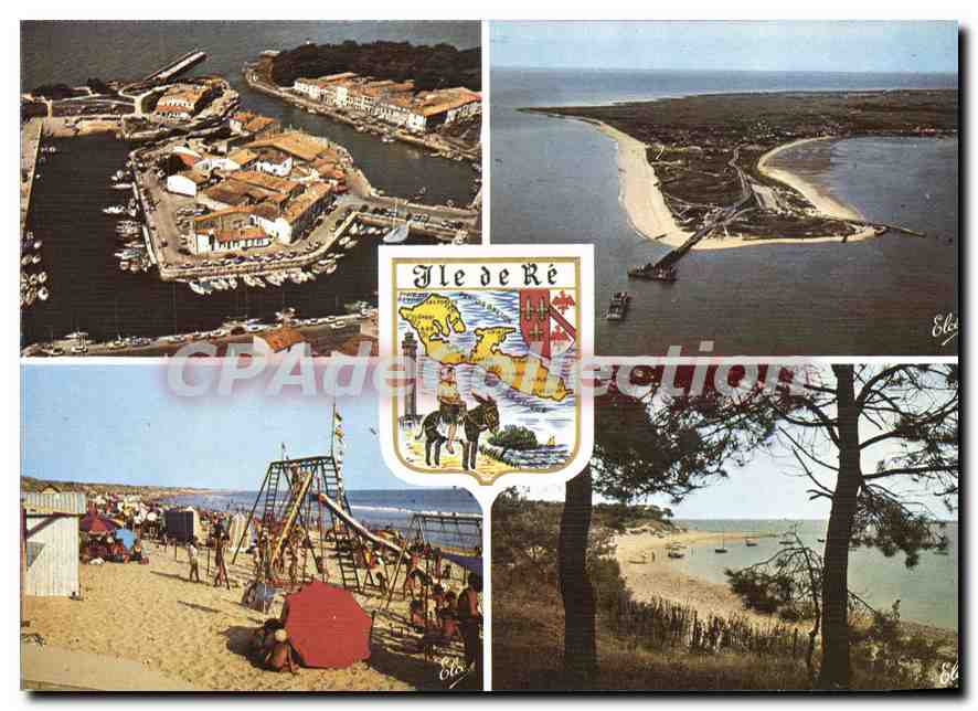 Ile de Ré — Vue panoramique — Éditeur Élécécolor, n° 6785