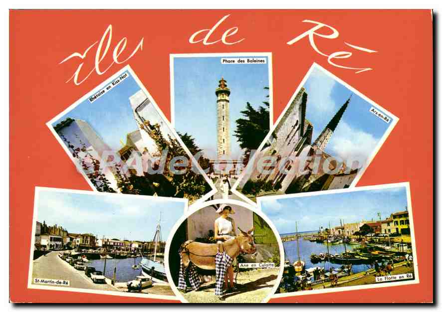 Île de Ré — Phare des Baleines, Saint-Martin-de-Ré, Ars-en-Ré, La Flotte en Ré — Éditeur CAP-THÉOJAC