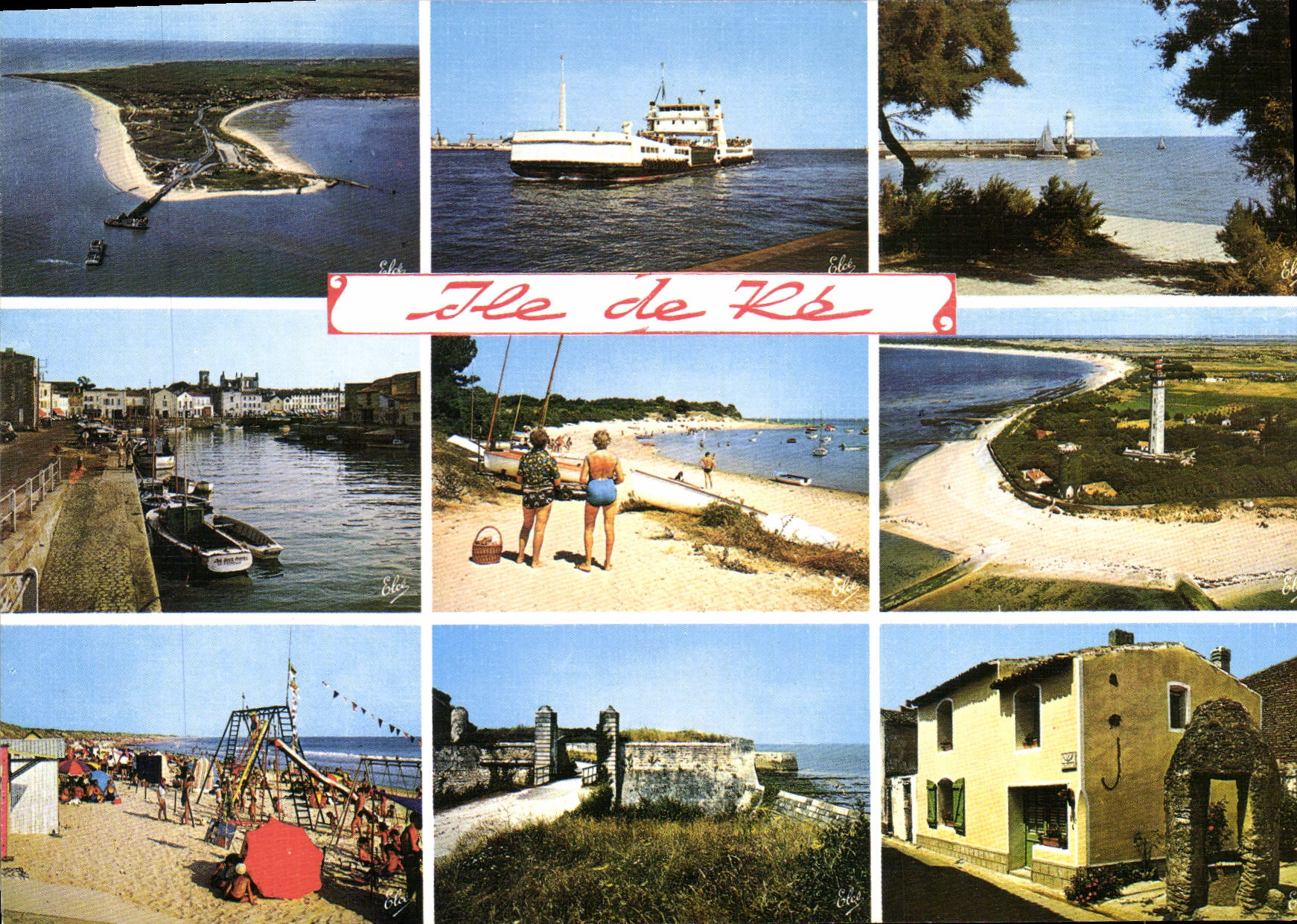 Île de Ré — Vue panoramique — Édité par Éléé